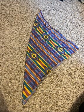 Vibrant Geometric Triangle Bandana - Multicolor